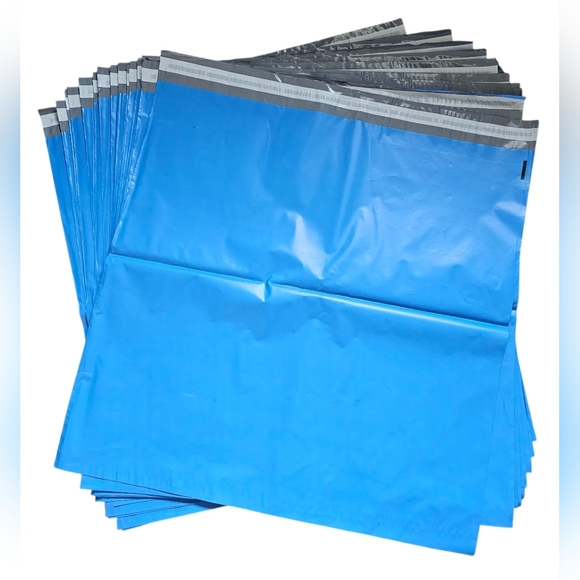Poly Mailers Blue, Shipping Self Seal, 25 Quantity, 24" X 24" - Picture 1 of 4